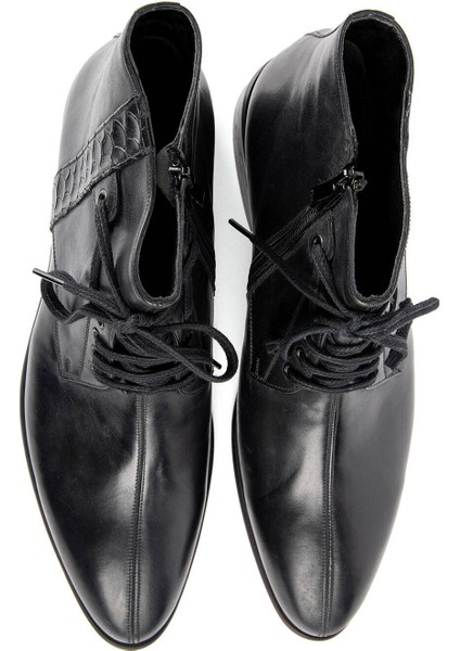 Erkek Siyah Fermuarlı Bot modelleri