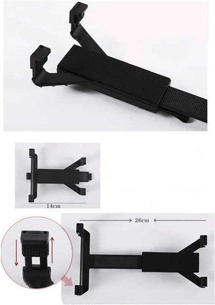Araba Araç Içi Arka Koltuk Tablet Tutucu Koltuk Arkası 360 Derece Dönebilen Tablet, Telefon Tutacağı modelleri