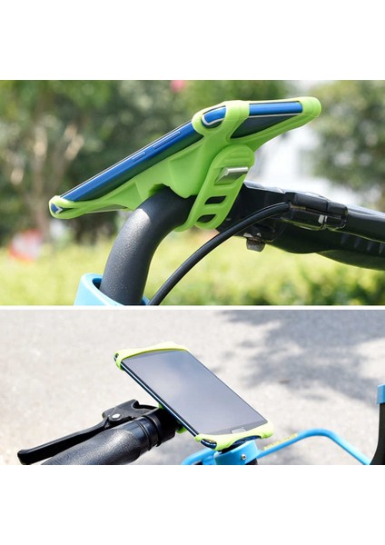 Bisiklet Motosiklet Tekerlekli Sandalye Araç Içi Gidon Direksiyon Telefon Tutucu (4-6 Inç ) Siyah modelleri
