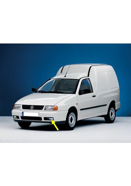 Vw Caddy 1996-2003 Ön Tampon Sol Sis Farı Kapağı 6K5853665