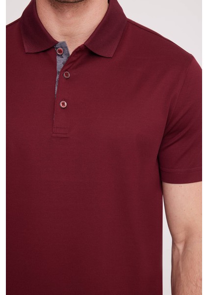 Erkek Bordo Polo Yaka TShirt indirimleri
