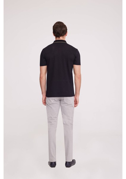 Erkek Siyah Polo Yaka T-Shirt indirimleri