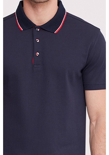Erkek Lacivert Polo Yaka T-Shirt fırsatları