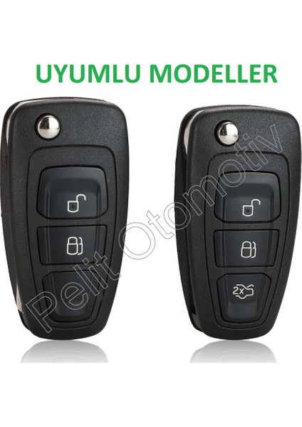 Ford Fiesta Focus Mondeo Süperlüx Anahtar Kılıfı Yeşil