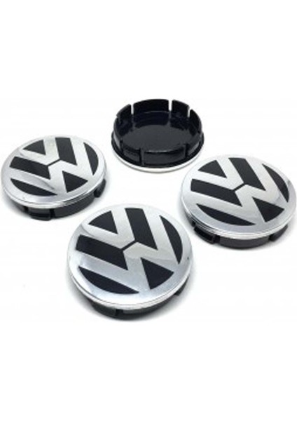 Volkswagen Metal Geçme Jant Göbeği 4 Lü 55MM