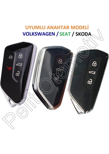 Skoda Octavia A8 2021+ Anahtar Kılıfı Süperlüx Kırmızı (Parlak) fiyatları