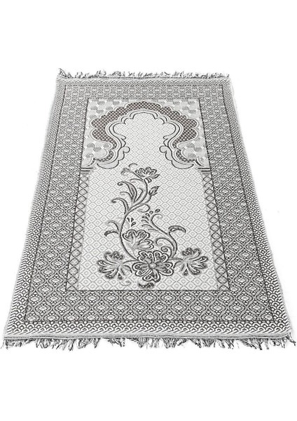 Hediyelik Kadife Kaplı Yasin Kitabı, Seccade, Kokulu Tesbih, Asetat Kutulu (26×23) Paket Siyah