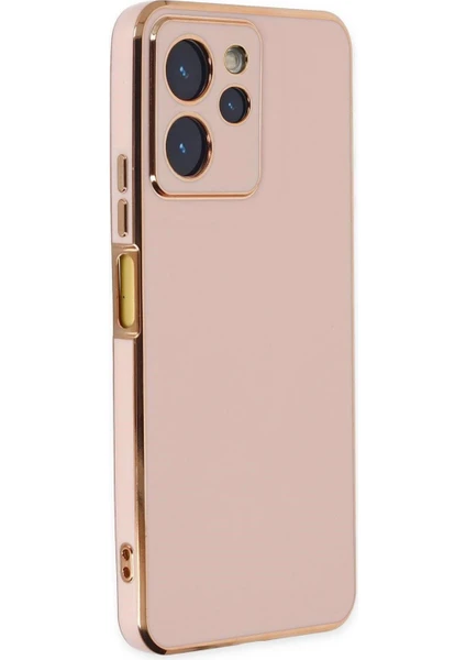 Xiaomi Poco X5 Pro Kılıf Olive Plated Pembe