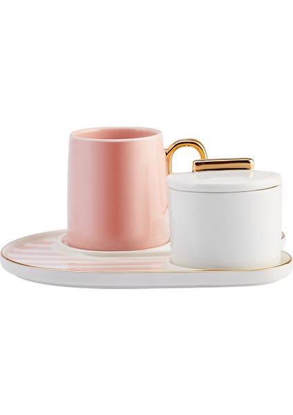 Jules Pembe 2 Kişilik Kahve Fincan Takımı 80 ml modelleri