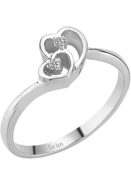 Pırlanta Kalp Yüzük 0417R0095
