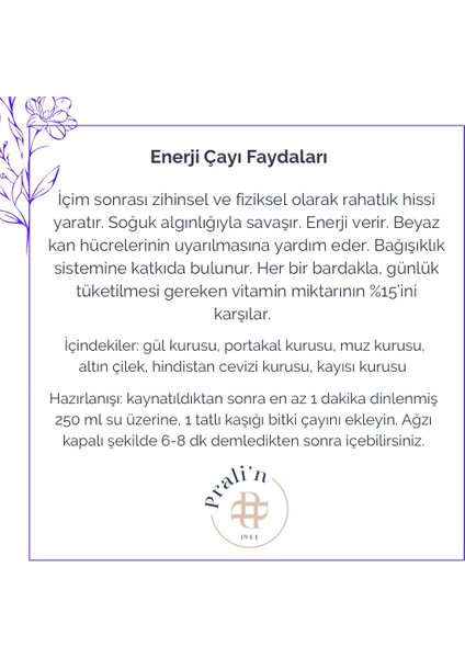 Enerji Bitki Çayı