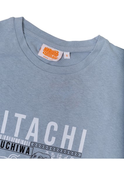 Itachı Uzumaki Naruto Erkek Tshirt 1280182-Mavi