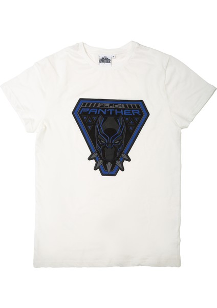 Marvel Black Panther Giyimod Erkek Tshirt 1133498-EKRU