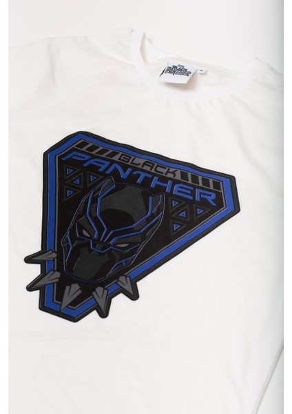 Marvel Black Panther Giyimod Erkek Tshirt 1133498-EKRU fırsatları