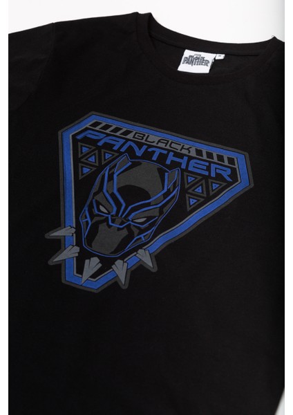 Marvel Black Panther Giyimod Erkek Tshirt 1133498-SİYAH fırsatları