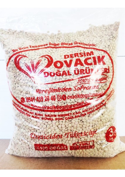 YERLI YEŞIL MERCIMEK (3KG)