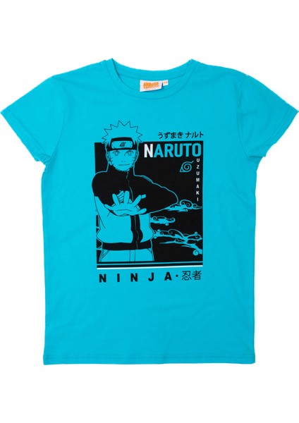 Naruto Nınja Çocuk Tshirt 1180371-Mavi