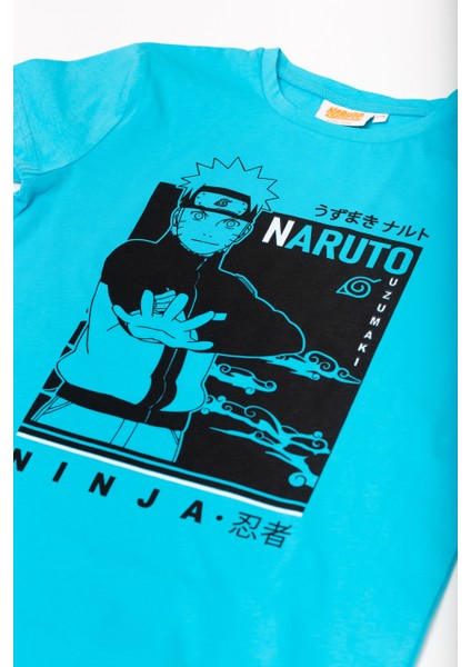 Naruto Nınja Çocuk Tshirt 1180371-Mavi