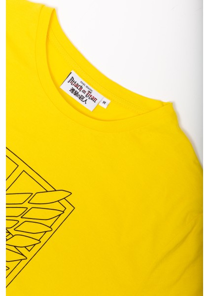 Attack On Tıtan Japon Dizayn Giyimod Erkek Tshirt 1230478-SARI fiyatları