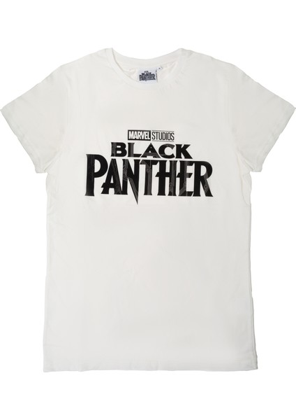 Marvel Black Panther Giyimod Erkek Tshirt 1230458-EKRU