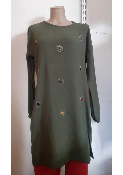 Haki Taşlı Tunik