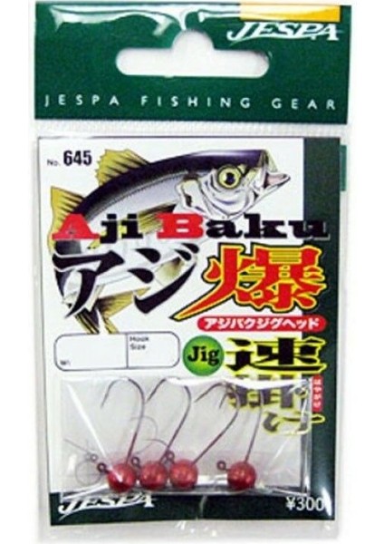 NO.645 Aji Baku Jighead 0.8 gr #8 Numara Iğne