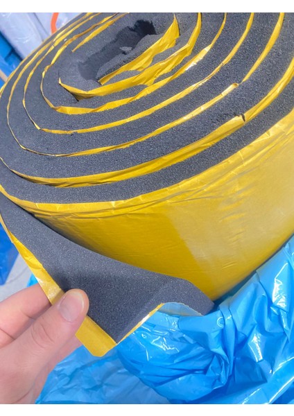 20 mm Düz Sünger Akustik Ses Yalıtımı Süngeri Yapışkanlı 100 cm x 500 cm 5 M2