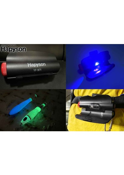 Wearable Uv Light Akümülatör Taşınabilir Kalamar Zokası Işık Aparatı modelleri