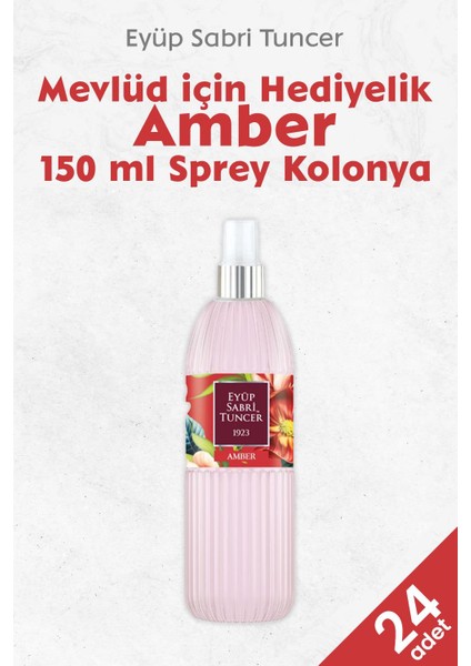Amber Kolonyası 150 ml x 24 Adet