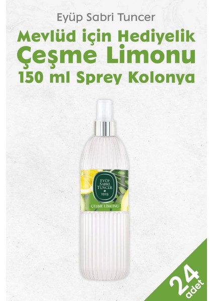 Çeşme Limonu 150 ml Sprey x 24 Adet