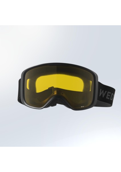 Wedze Yetişkin Kayak Snowboard Maskesi - Kötü Havalar - Siyah - G100 S1 fiyatları