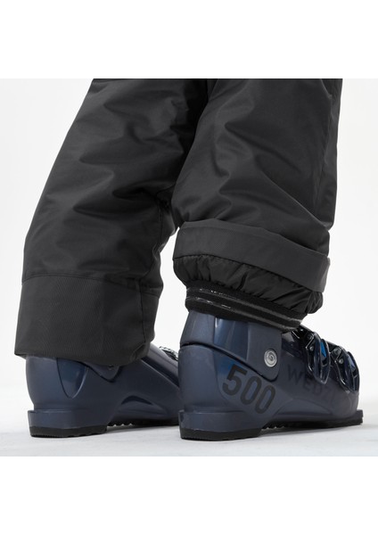 Wedze Çocuk Su Geçirmez Sıcak Tutan Askılı Kayak Snowboard Pantolonu - Gri - 100 fırsatları