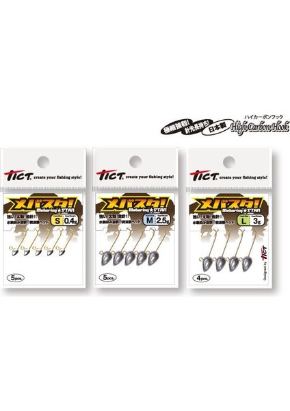 Mebasta Mabaring Star Jig Head M-1.3 gr modelleri