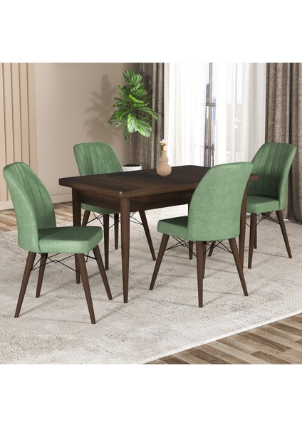 Hestia Serisi Mdf Mutfak-Salon Masa Sandalye Takımı (4 Sandalyeli)