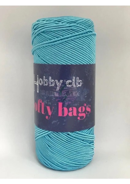 Hobby Club Softy Bags Supra Mumlu Ip Çanta Ipi 200 Gr.5 Adet (1kg) Turkuaz