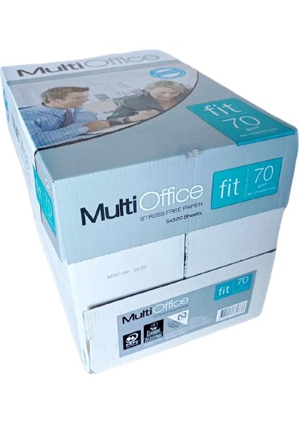 Multi Office A4 70 Gr/m² Fotokopi Kağıdı 500'lü 5 Paket indirimleri