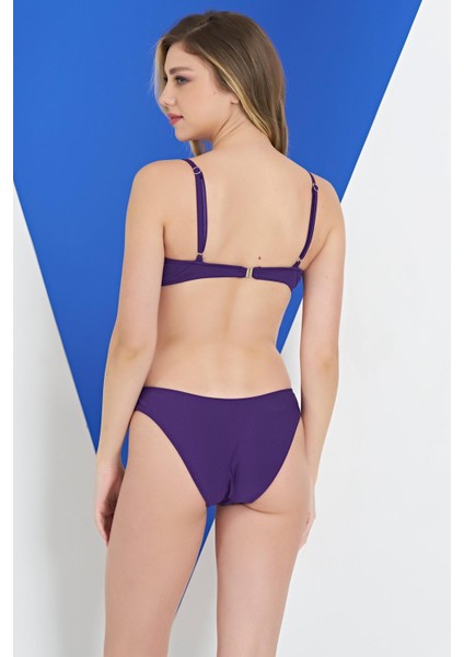 2309-1 Dönmeli Straplez Ince Belli Bikini