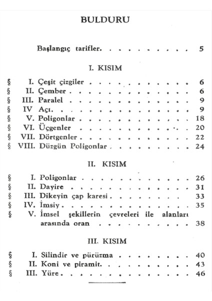 Geometri - Mustafa Kemal Atatürk