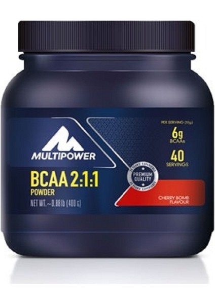 Multıpower Bcaa Powder 400 Gr Kiraz Unisex Amino Asitler WM2000