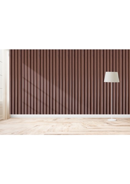 Lambiri Duvar Kaplama Paneli Koyu Meşe modelleri