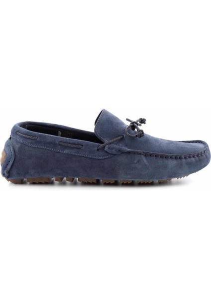 Mavi Süet Leather Erkek Loafer Ayakkabı E01549913402