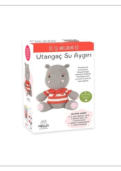 Utangaç Su Aygırı Amigurumi Kiti SCF11