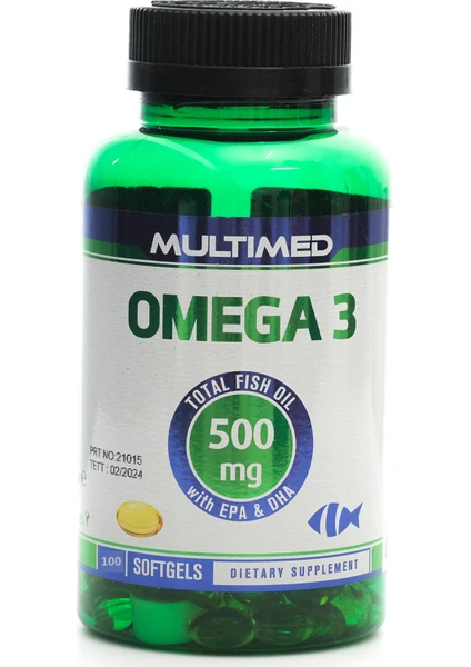 Omega 3 Yüksek Epa Dha 500 Mg Balik Yaği 100 Softgel