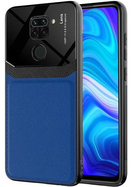 Xiaomi Redmi Note 9 Deri Görünümlü Ultra Koruyucu Kılıf Emiks Kapak