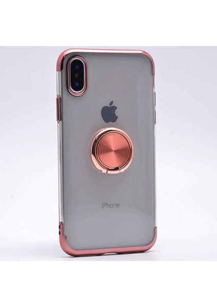 Apple iPhone x Kenarları Renkli Silikon Kılıf Gess