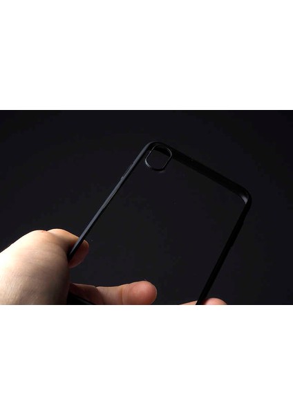 Apple iPhone Xs Max 6.5 Kenar Kısımları Renkli Silikon Kılıf Endi Kapak