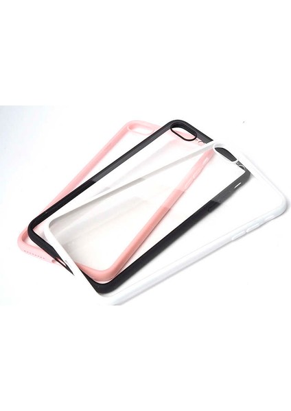 Apple iPhone 7 Plus Kenar Kısımları Renkli Silikon Kılıf Endi Kapak
