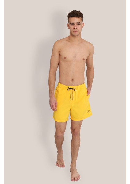 Logo Detaylı Deniz Şortu- Fiji