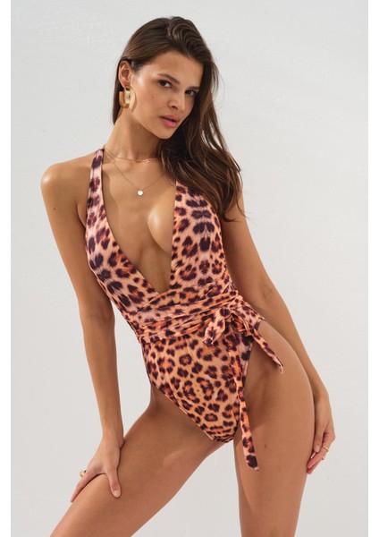 Belden Bağlamalı Derin Dekolteli Mayokini Catwoman 231601 fiyatları