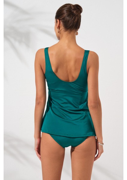Mara Kruvaze Formlu Tankini Yeşil 231501 modelleri